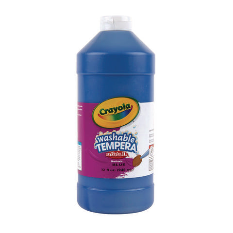 Artista Ii Washable Tempera Paint, Blue, 32 Oz Bottle