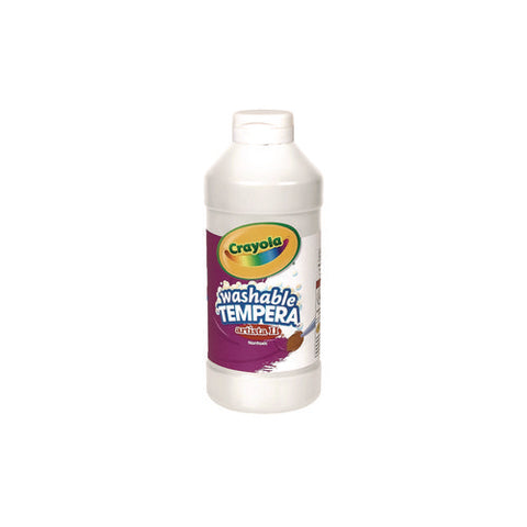 Artista Ii Washable Tempera Paint, White, 32 Oz Bottle