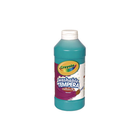 Artista Ii Washable Tempera Paint, Turquoise, 16 Oz Bottle