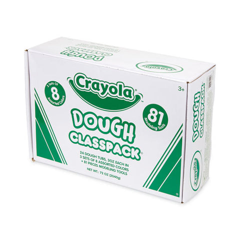 Dough Classpack, 3 Oz, 8 Assorted Colors