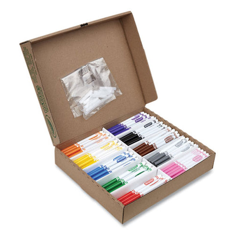 Fine Line 200-count Classpack Non-washable Marker, Fine Bullet Tip, Assorted Colors, 200/box
