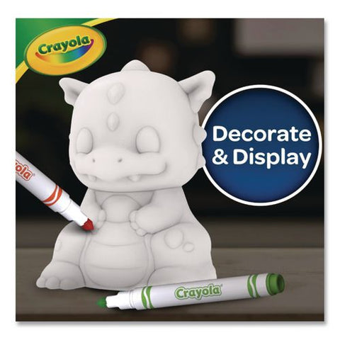Light Ups Recolorable Dragon With (3) Ultra-clean Washable Markers, Ages 4 And Up, 4 Pieces
