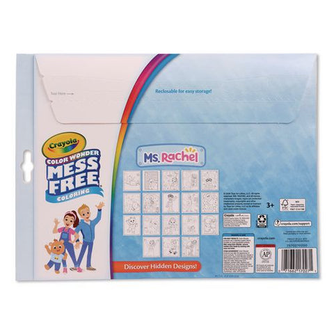 Color Wonder Mess Free Ms. Rachel Coloring Kit, Includes 5 Markers, Ages 3 And Up, 18 Pages
