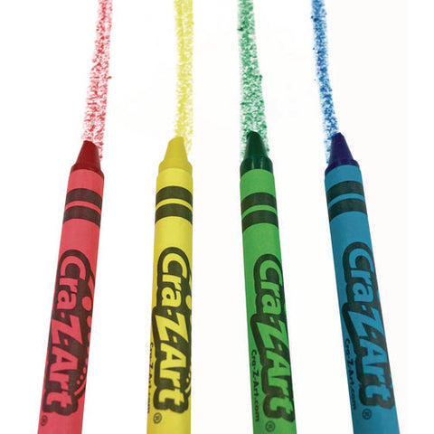 Washable Crayons, Assorted, 4/pack