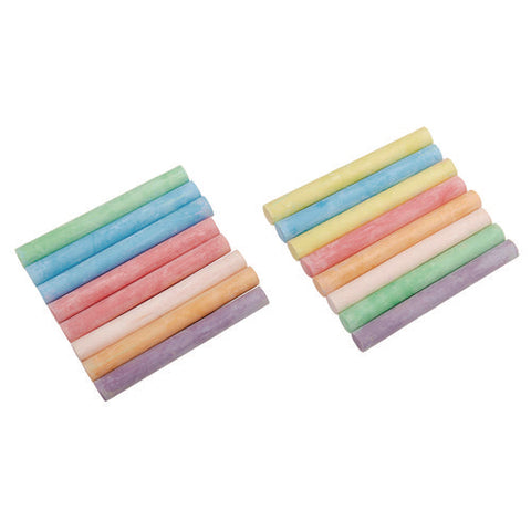 Colored Chalk, Assorted Colors, 16/pack