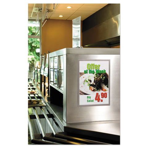 Duraframe Sign Holder, 11 X 17, Black Frame, 2/pack