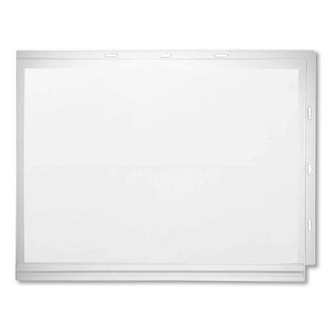 Water-resistant Sign Holder Pockets With Cable Ties, 11 X 17, Clear Frame, 5/pack