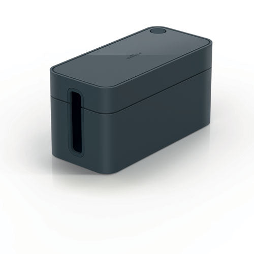 Cavoline Cable Management Box, 9.6" W X 4.96" D X 4.56" H, Small, Charcoal