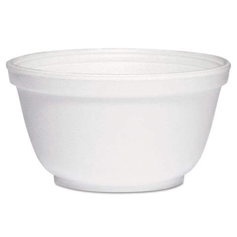 Foam Bowls, 10 Oz, White, 50/pack, 20 Packs/carton