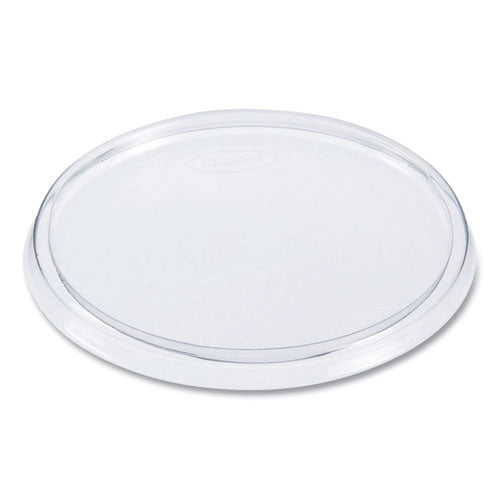Non-vented Cup Lids, Fits 10 Oz To 14 Oz Hot Cups/6 Oz To 8 Oz Food Containers/6 Oz Bowls; Plastic, Clear, 1,000/carton