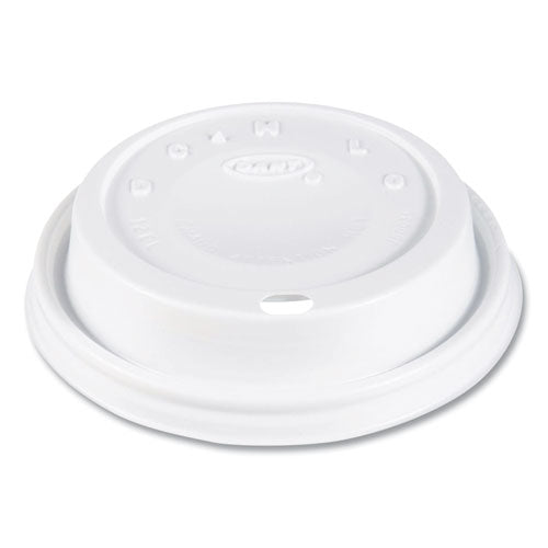 Cappuccino Dome Sipper Lids, Fits 12 Oz, White, 1,000/carton