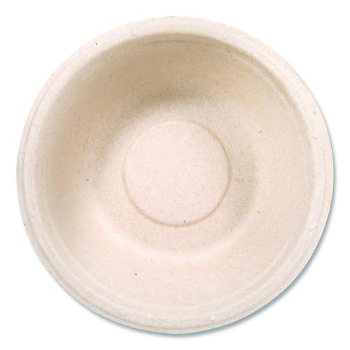Compostable Molded Fiber Dinnerware, Proplanet Seal, Bowl, 12 Oz, Natural, 1,000/carton