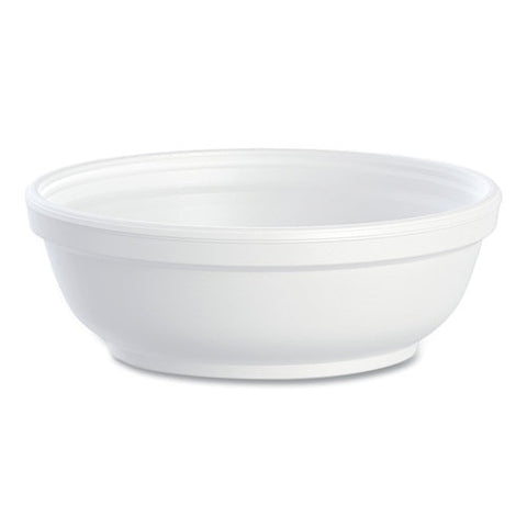 Insulated Foam Bowls, 6 Oz, White, 50/pack, 20 Packs/carton