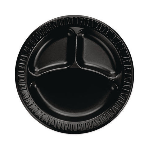 Plate,3comp,9",4/125,bk