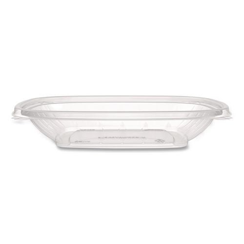 Square Plastic Bowls, 24 Oz, 5 X 5 X 1.99, Clear, Plastic, 63 Bowls/sleeve, 4 Sleeves/carton