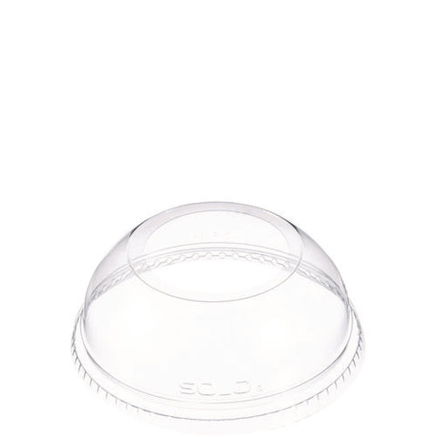 Open-top Dome Lid, Fits 16 Oz To 24 Oz Plastic Cups, Clear, 1.9" Dia Hole, 1,000/carton