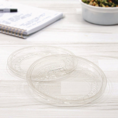 Conex Deli Container Lid, Clear, Plastic, 500/carton