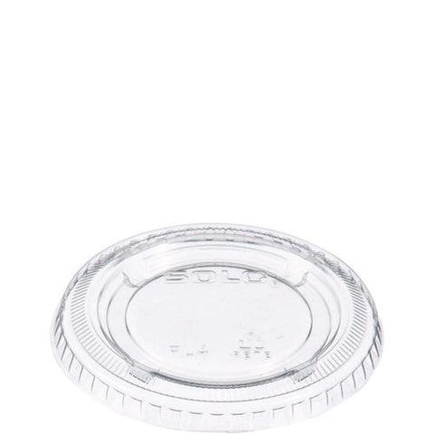 Portion/souffle Cup Lids, Fits 3.25 Oz To 9 Oz Cups, Clear, 125/pack, 20 Packs/carton