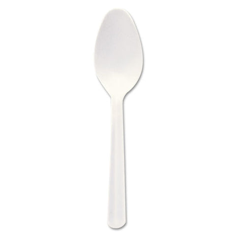 Bonus Polypropylene Cutlery, 5", Teaspoon, White