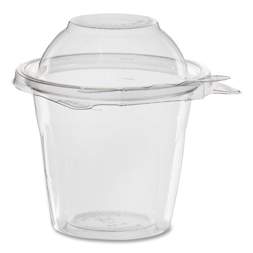 Safeseal Tamper-resistant, Tamper Evident Bowls, Dome Lid, 12 Oz, 4.36 X 8.84 X 4.52, Clear, Plastic, 256/carton