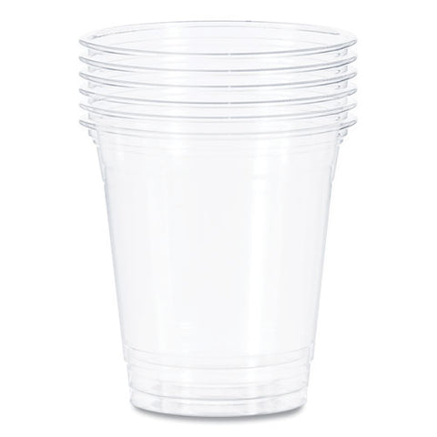 Ultra Clear Pet Cups, Practical Fill, 12 Oz To 14 Oz, 50/bag, 20 Bags/carton