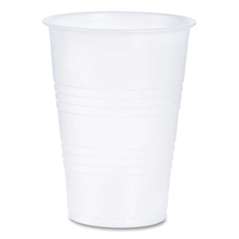 High-impact Polystyrene Cold Cups, 10 Oz, Translucent, 100/sleeve, 25 Sleeves/carton