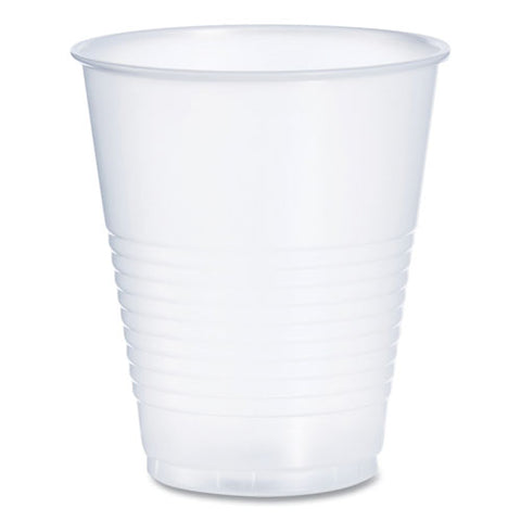 High-impact Polystyrene Squat Cold Cups, 12 Oz, Translucent, 50/sleeve, 20 Sleeves/carton