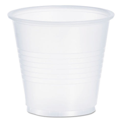 High-impact Polystyrene Cold Cups, 3.5 Oz, Translucent, 100/pack