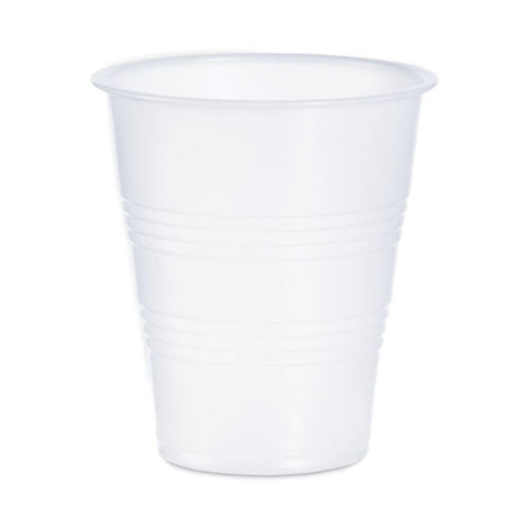 High-impact Polystyrene Cold Cups, 7 Oz, Translucent, 100 Cups/sleeve, 25 Sleeves/carton