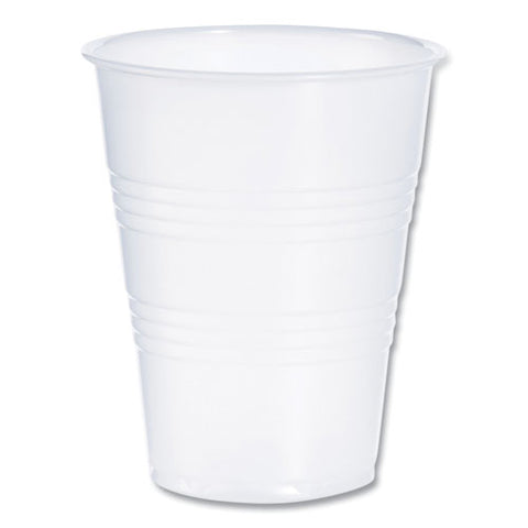 High-impact Polystyrene Cold Cups, 9 Oz, Translucent, 100/sleeve, 25 Sleeves/carton