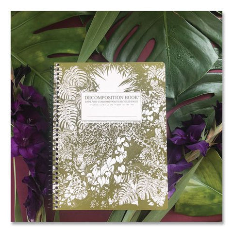 Spiral Composition Book, Medium/college Rule, Jaguar, (80) 9.75 X 7.5 Sheets