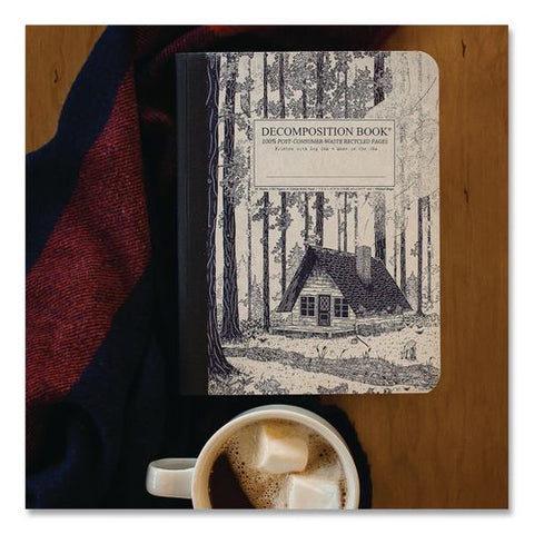 Sewn Composition Book, Medium/college Rule, Redwood Creek, (80) 9.75 X 7.5 Sheets