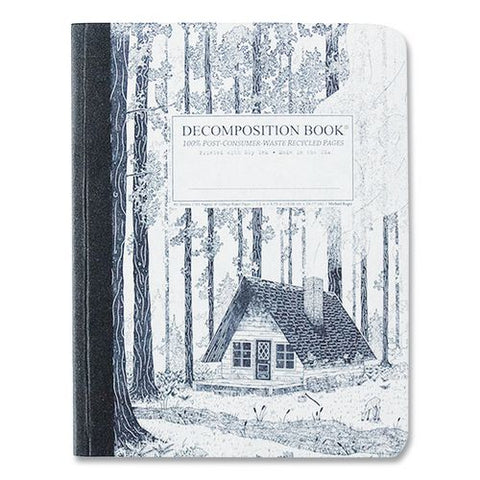 Sewn Composition Book, Medium/college Rule, Redwood Creek, (80) 9.75 X 7.5 Sheets