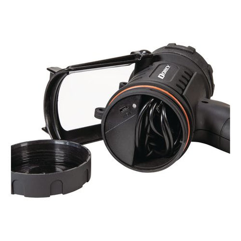 Pro Rechargeable Spotlight, Lithium Ion Rechargeable Battery (included), Black