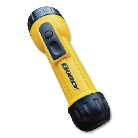Led Work Light Flashlight, 2 D Batteries (included), Yellow