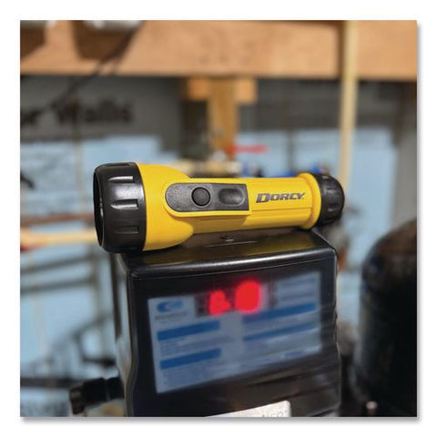 Led Work Light Flashlight, 2 D Batteries (included), Yellow