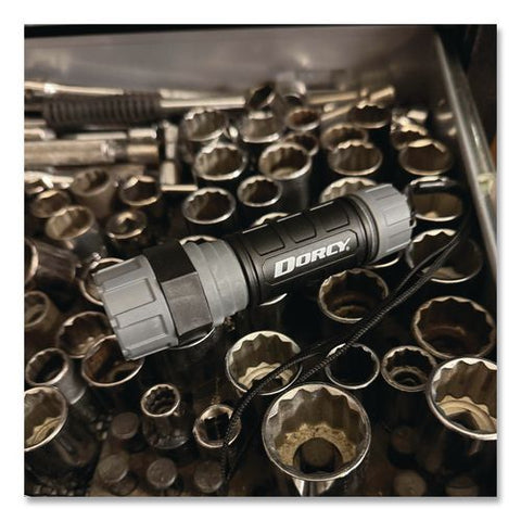 Unbreakable Pro Compact Flashlight, 3 Aaa Batteries (included), Black