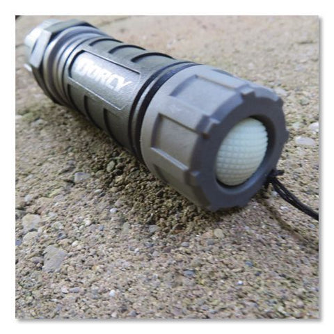 Unbreakable Pro Compact Flashlight, 3 Aaa Batteries (included), Black