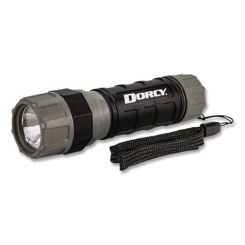 Unbreakable Pro Compact Flashlight, 3 Aaa Batteries (included), Black