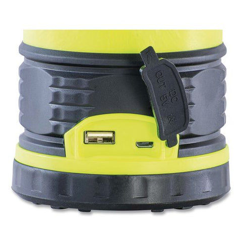 Adventure Rechargeable Multi Function Lantern, Rechargeable Lithium Ion Battery (included), Yellow/black