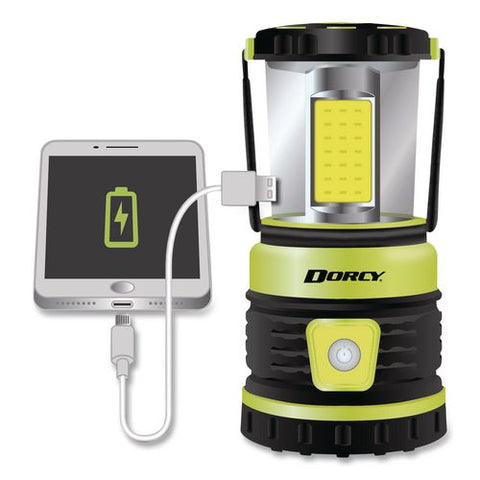 Adventure Rechargeable Multi Function Lantern, Rechargeable Lithium Ion Battery (included), Yellow/black
