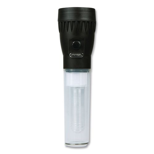 Stormproof Ar Tech Flashlight And Lantern, 3 Aa Batteries (included), Black
