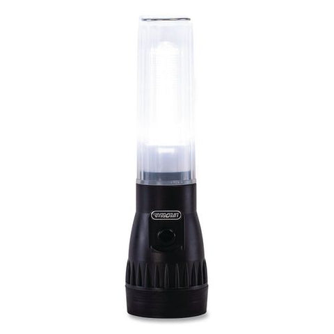Stormproof Ar Tech Flashlight And Lantern, 3 Aa Batteries (included), Black