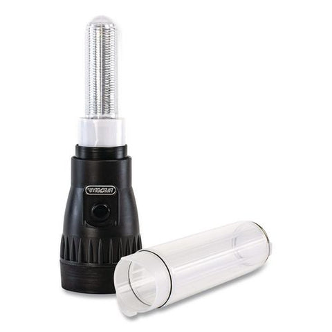 Stormproof Ar Tech Flashlight And Lantern, 3 Aa Batteries (included), Black