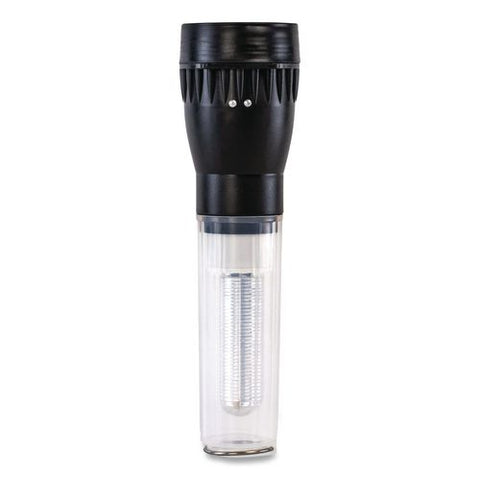 Stormproof Ar Tech Flashlight And Lantern, 3 Aa Batteries (included), Black