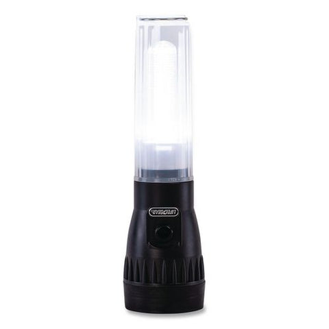 Stormproof Ar Tech Flashlight And Lantern, 3 Aa Batteries (included), Black