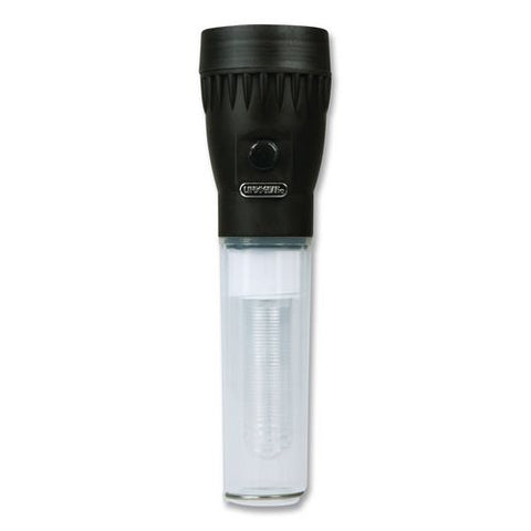 Stormproof Ar Tech Flashlight And Lantern, 3 Aa Batteries (included), Black