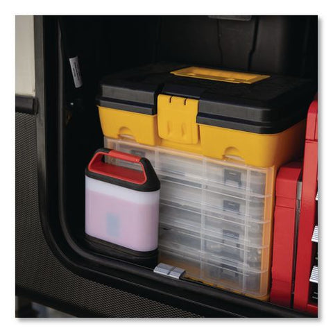 Lifegear Stormproof Stow Away Lantern, 4 Aa Batteries (included), Red