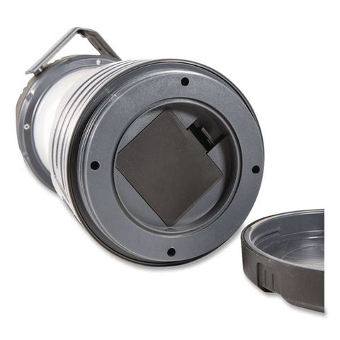 Lifegear Hybrid Rechargeable Lantern, Rechargeable Lithium Ion Battery (included), Gray