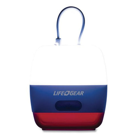Lifegear Glow Mini Multi Function Lantern, 4 Aaa Batteries (included), Blue